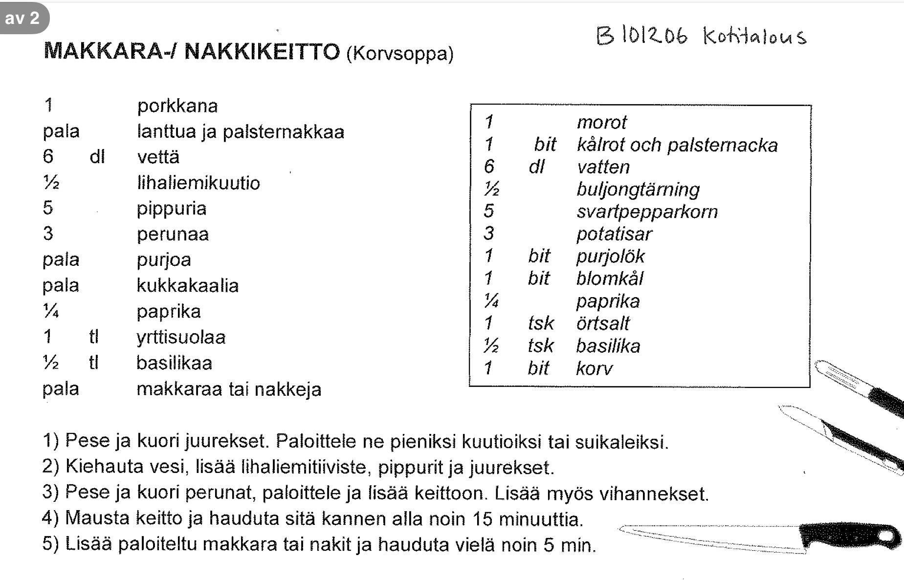 Makkarakeitto